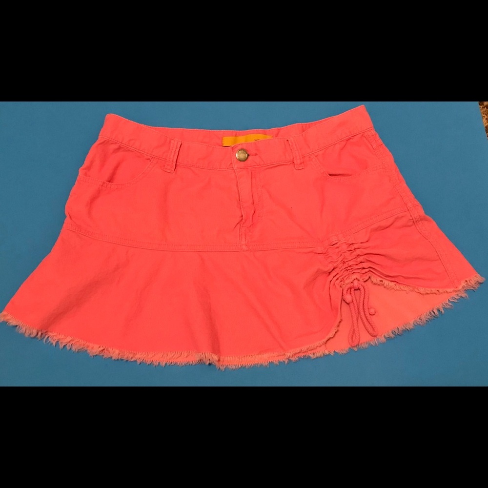 Twill 22 Twenty Two Hot Pink Mini Skirt Size 29